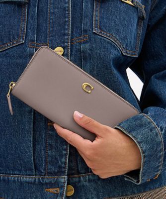 ＜COACH＞エッセンシャル　スリム　アコーディオン　ジップ　ウォレット